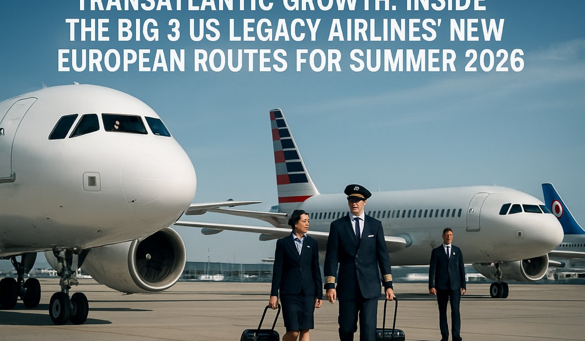 Major US Legacy Carriers Expand Transatlantic Networks: American, Delta, and United Announce Fresh European Routes for Summer 2026