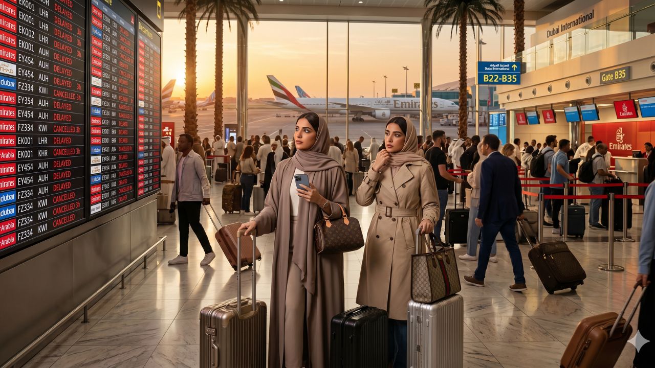 UAE Travel Chaos: Thousands Stranded as Emirates and FlyDubai Trigger 9 Flight Cancellations and 184 Severe Delays Across Dubai and Sharjah