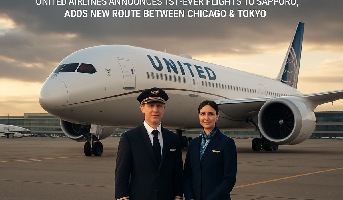 United Airlines Launches Historic Sapporo Route, Expands Tokyo-Chicago Service in Major Asia-Pacific Push