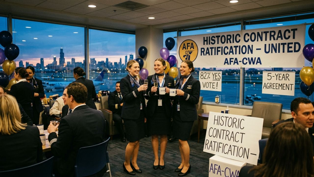 United Airlines Flight Attendants Ratify Landmark Labor Deal with 31% Pay Raise and Historic Boarding Pay for Summer 2026