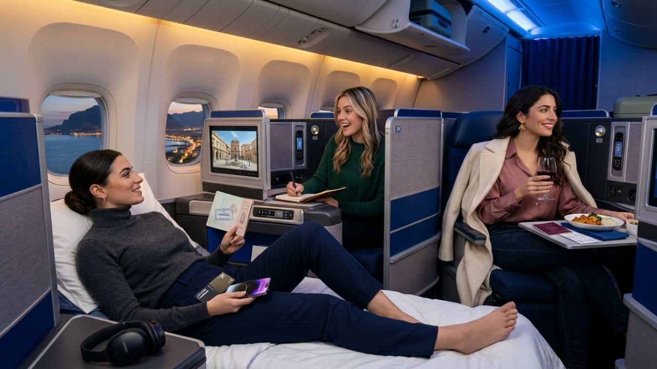 United Airlines Deploys Premium-Heavy Boeing 767 to Sicily to Shield Winter Travelers From European Travel Chaos