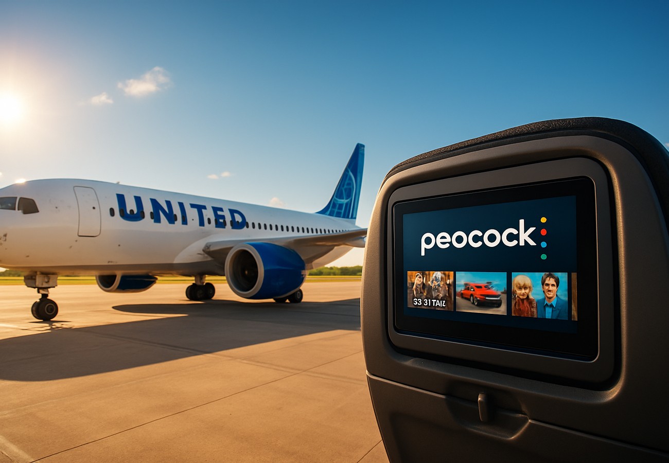 United Airlines Brings Peacock Onboard: Exclusive Shows and Enhanced In-Flight Entertainment