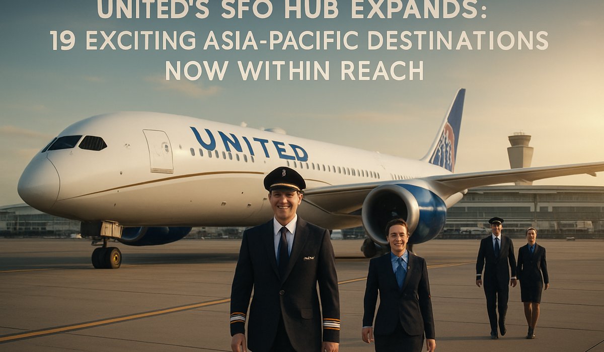 United Airlines Expands San Francisco Hub with 19 Asia-Pacific Routes, Launches First-Ever Sapporo Service