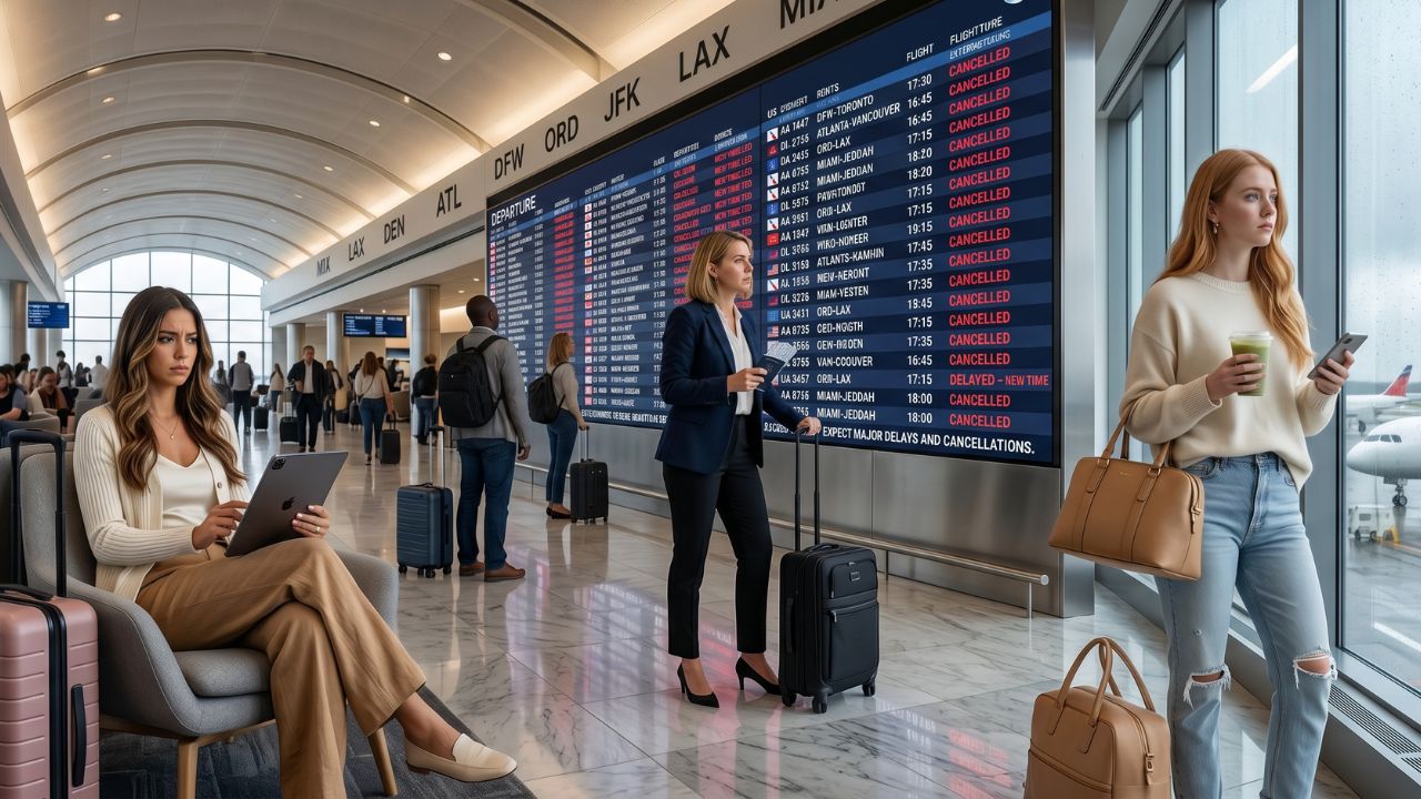 American, Delta, and United Airlines Trigger Massive Flight Cancellations Across Atlanta, Dallas, and JFK, Unleashing Continental Travel Chaos: Latest Airline News