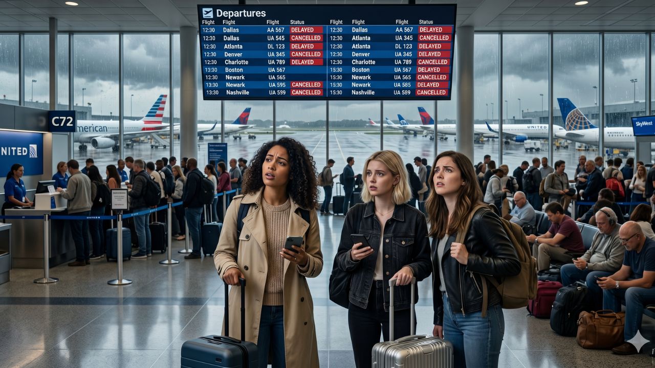 United States Travel Chaos: Thousands Stranded as American, Delta, and United Trigger 110 Flight Cancellations and 3,260 Delays Nationwide