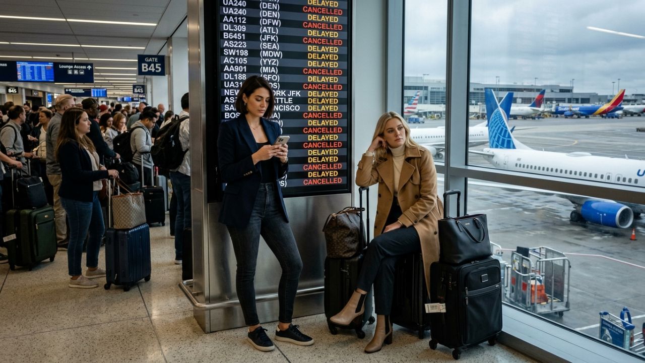 USA Flight Gridlock: American, Delta, and United Suffer Widespread Disruption with 4,193 Flight Delays and 106 Flight Cancellations Grounding Thousands: New Aviation Updates