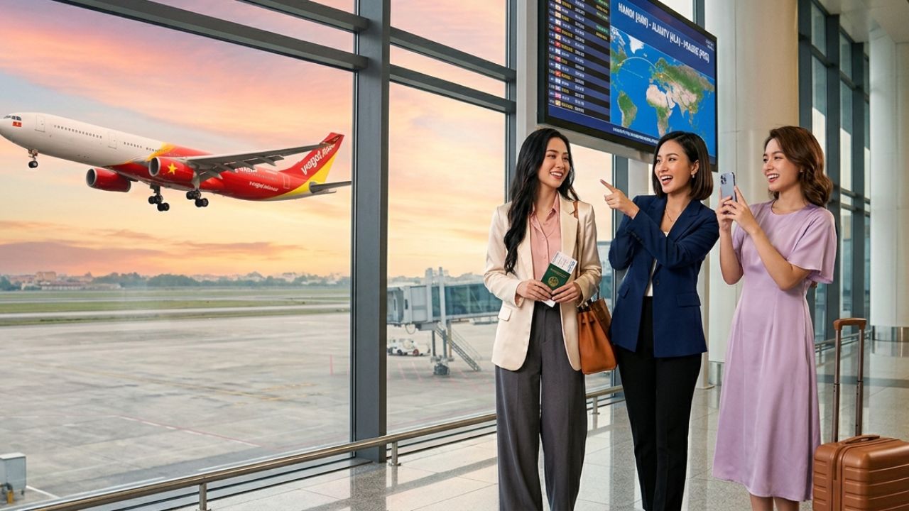 Vietjet Bypasses European Travel Chaos, Launching Direct Hanoi to Prague Flights via Almaty to Shield Passengers from Widespread Airport Disruptions: Latest Airline News
