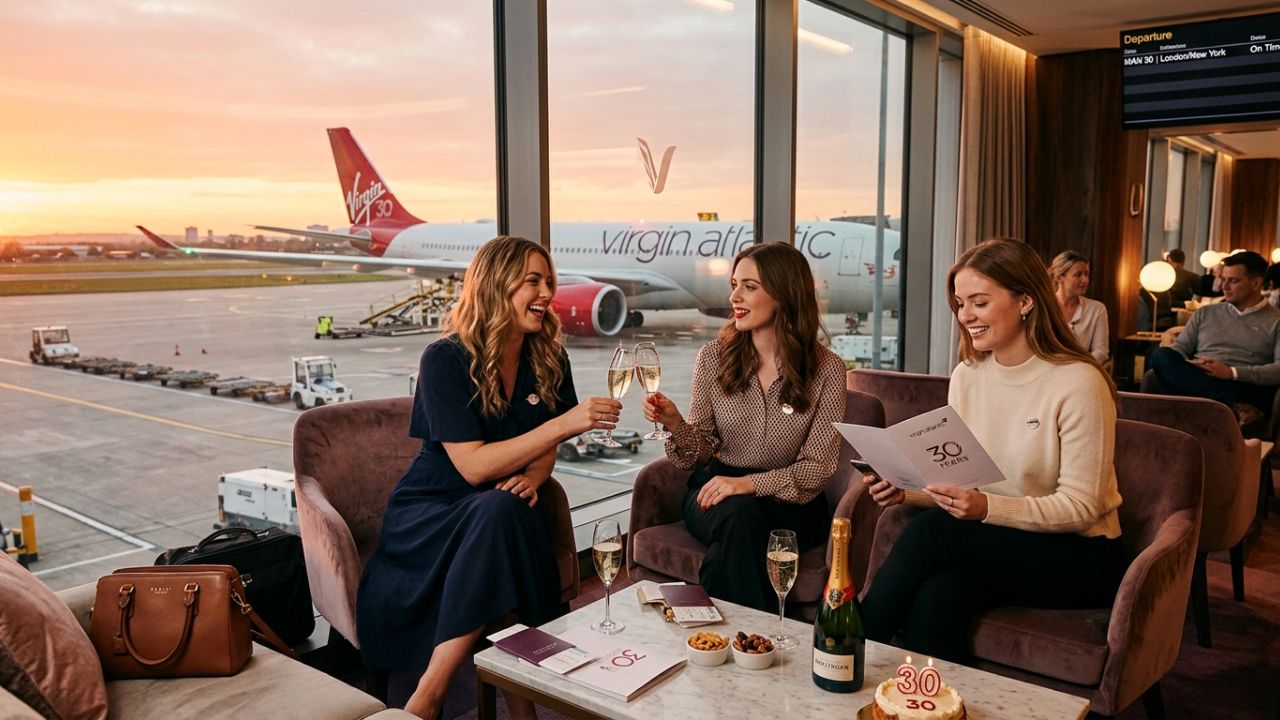 Virgin Atlantic Manchester Revolution: 30th Anniversary Sparked by 'Champagne Supernova' A330-Neo and New Luxury Lounge to Bypass London Travel Chaos and Airport Disruptions