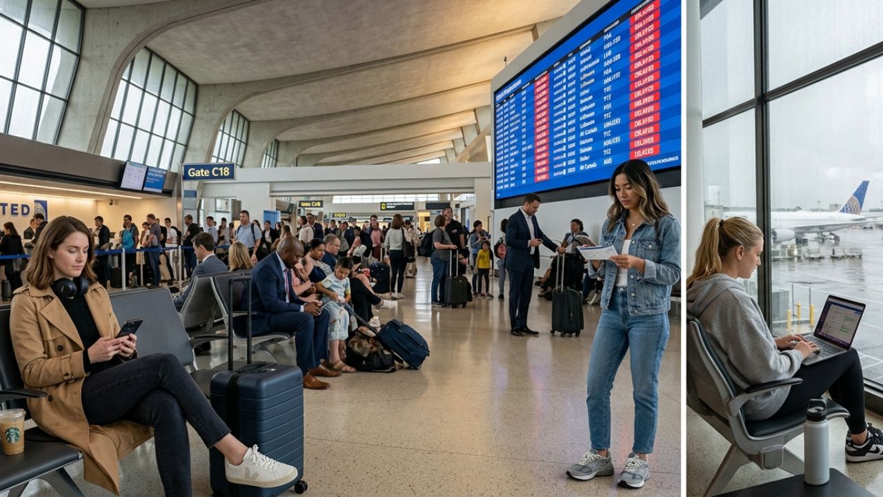 Washington Dulles Plunges Into Travel Chaos as United Airlines, Mesa, and CommuteAir Suffer 102 Flight Cancellations and Delays: Latest Airline News