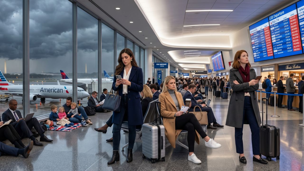 Washington Reagan Flight Cancellations Trigger US Travel Chaos as American and Delta Suffer 498 Delays: Latest Airline News