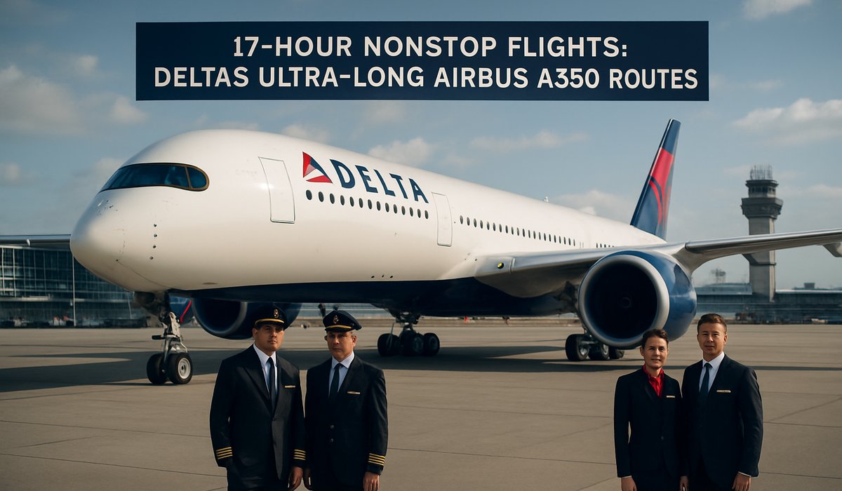 Delta's Record-Breaking 17-Hour Nonstop Flights: How the Airbus A350 Is Reshaping Ultra-Long-Haul Aviation