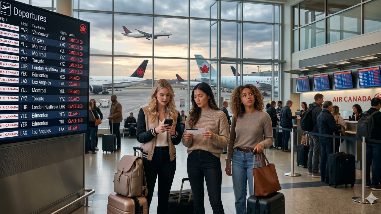 Breaking Airline News: Air Canada Violently Cancels 14 and Delays 42 Flights, Unleashing Terrifying Travel Chaos Across Vancouver, Toronto, and London
