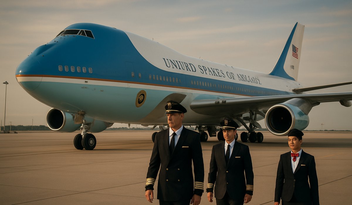 U.S. Air Force One Gets Makeover: Ex-Qatar Boeing 747-8 Emerges in Trump-Era Presidential Livery