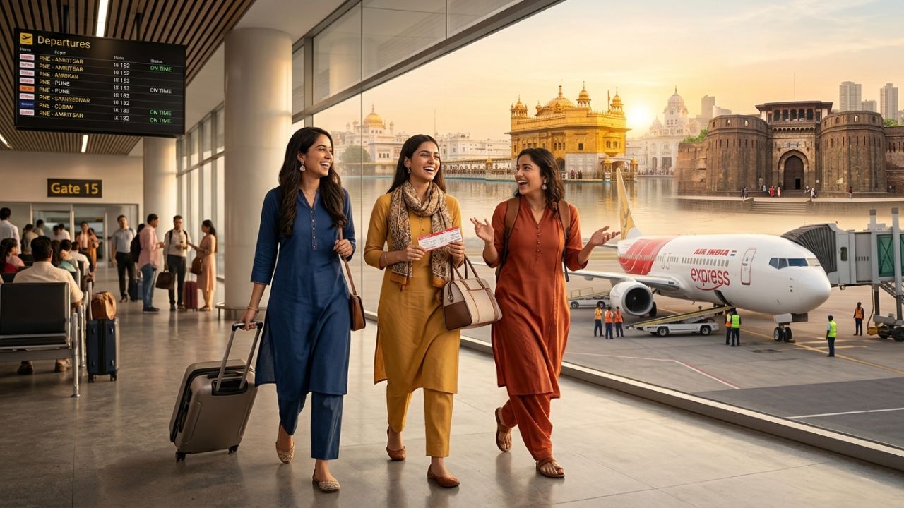 Air India Express Pune Amritsar route bypasses travel chaos aviation updates
