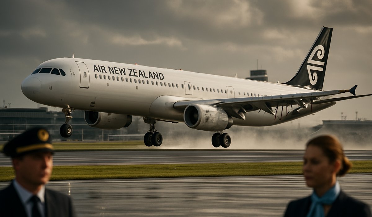 Air New Zealand Flight Aborts Landing in Extreme Wind Shear, Diverts to Alternate Airport