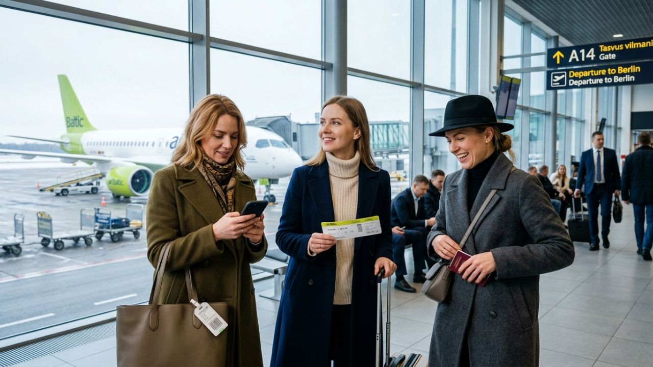 airBaltic Vilnius Berlin year round flights aviation updates travel chaos