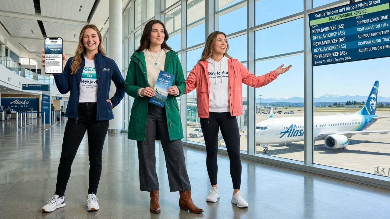 Alaska Airlines Defeats East Coast Travel Chaos with Direct Seattle to Reykjavik Boeing 737 MAX Flights