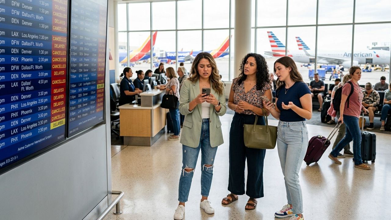 Albuquerque Sunport Travel Chaos: Southwest, American, and Delta Face 19 Delays and Cancellations Disrupting US Routes: Airline News