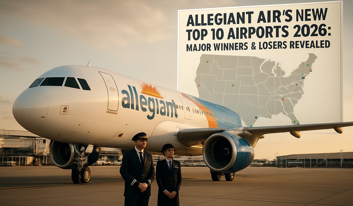 Allegiant Air's Strategic Network Overhaul: Winners and Losers Emerge Across U.S. Route Map