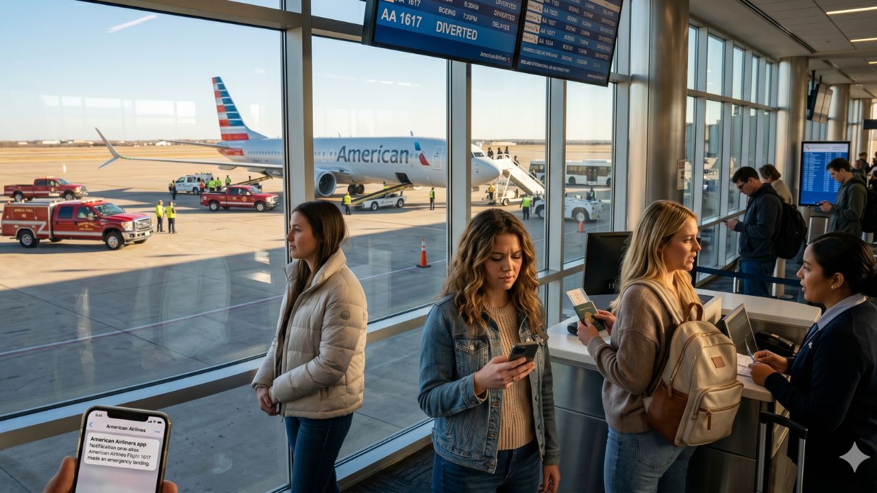 Mid-Air Sensor Anomaly Triggers Travel Chaos: American Airlines Flight 1617 Boeing 737 MAX 8 Makes Terrifying Emergency Diversion to West Texas