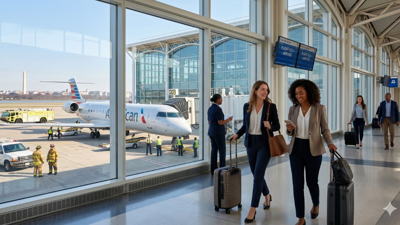 Biological Travel Chaos: American Airlines Flight Triggers Massive Hazmat Response at Washington DCA Following Severe Onboard Service Dog Incident