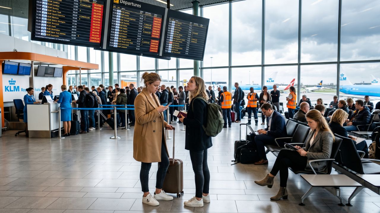 Amsterdam Schiphol Plunges Into Travel Chaos as 163-Flight Disruption Wave Strands KLM, Delta, and British Airways Passengers Across Global Routes: Latest Airline News