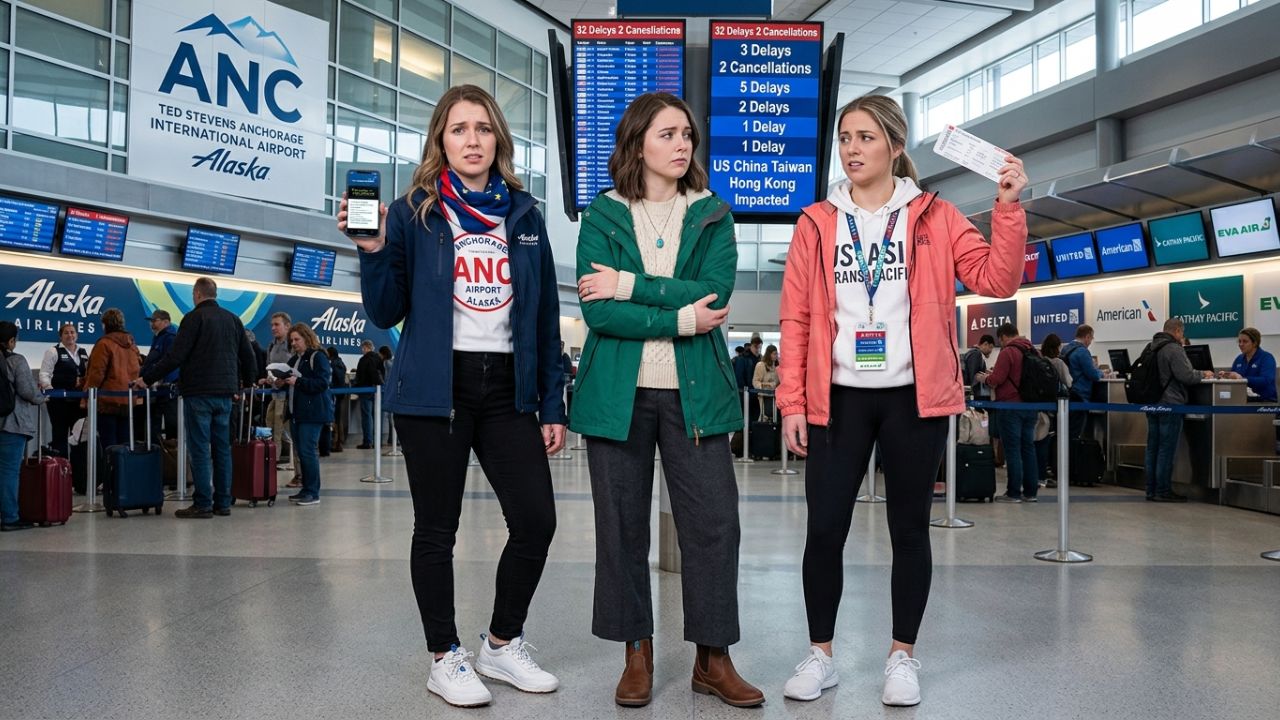 Trans-Pacific Travel Chaos at Anchorage Airport Triggers Flight Cancellations for Alaska Airlines and Delays for Cathay Pacific and EVA Air