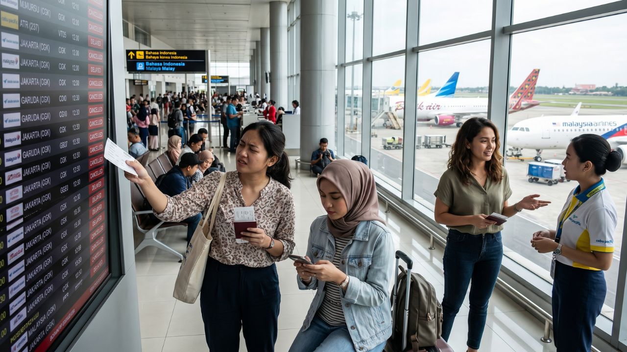 Asia Plunged Into Travel Chaos as 61 Flights Cancelled Across Jakarta, Kuala Lumpur, and Tokyo: Batik Air and AirAsia Ground Hundreds of Desperate Passengers: Latest Airline News