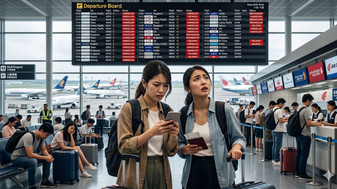 Breaking Airline News: Asian Aviation Network Battles Terrifying Travel Chaos as China Eastern and Air China Violently Suffer 4,589 Flight Disruptions