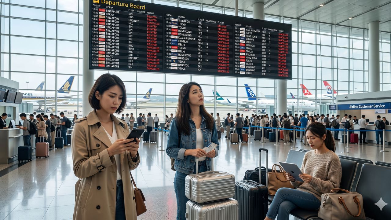 Breaking Airline News: Severe Travel Chaos Shatters Asia as Cathay, ANA, and IndiGo Trigger 251 Flight Cancellations and 4,743 Massive Delays
