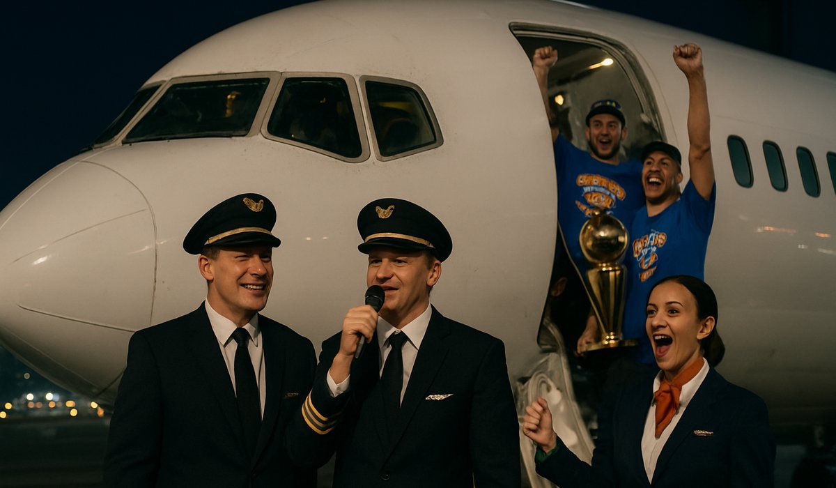 Aviation Records Capture New York Knicks' Jubilant Championship Flight: Audio Reveals Unscripted 3 AM Celebrations at 35,000 Feet