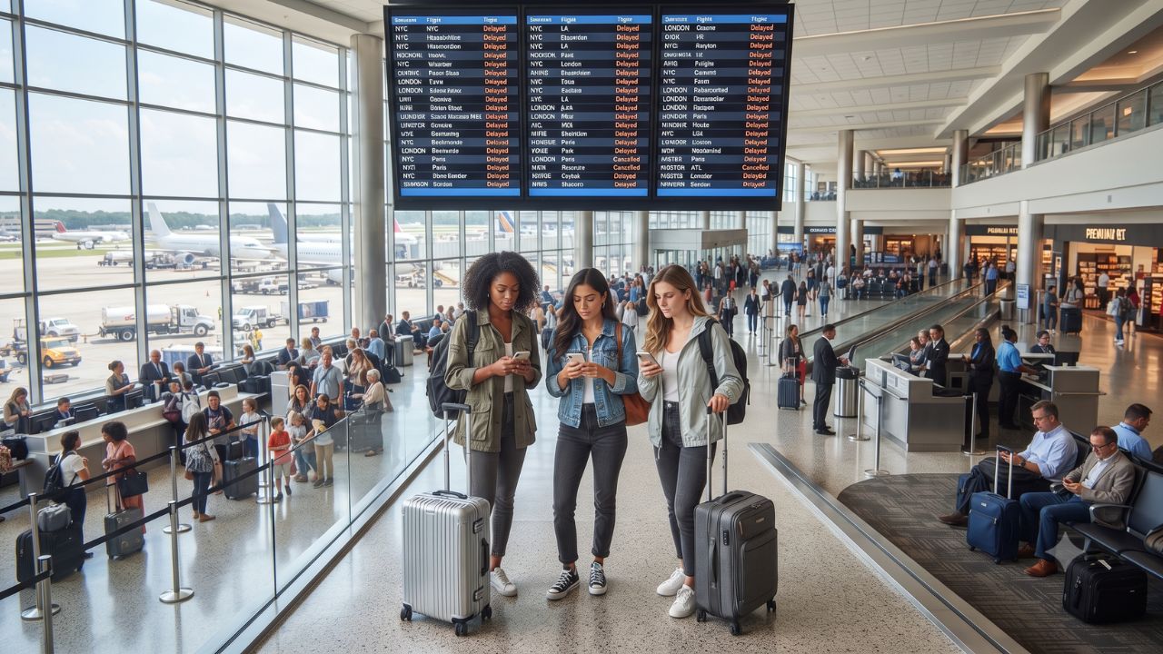 Atlanta Hartsfield Jackson airport delays Delta Airlines travel chaos