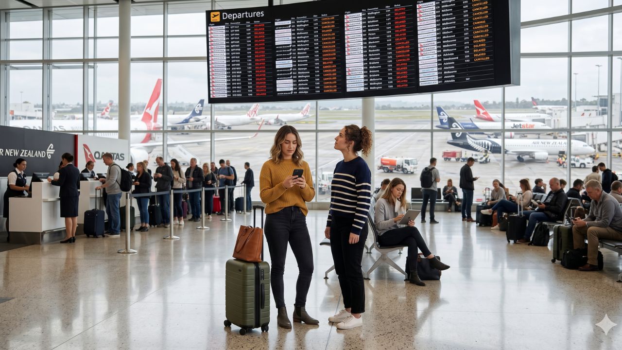 Trans-Tasman Aviation Gridlock: Qantas and Virgin Australia Suffer Massive Flight Cancellations as 263 Delays Trigger Regional Travel Chaos