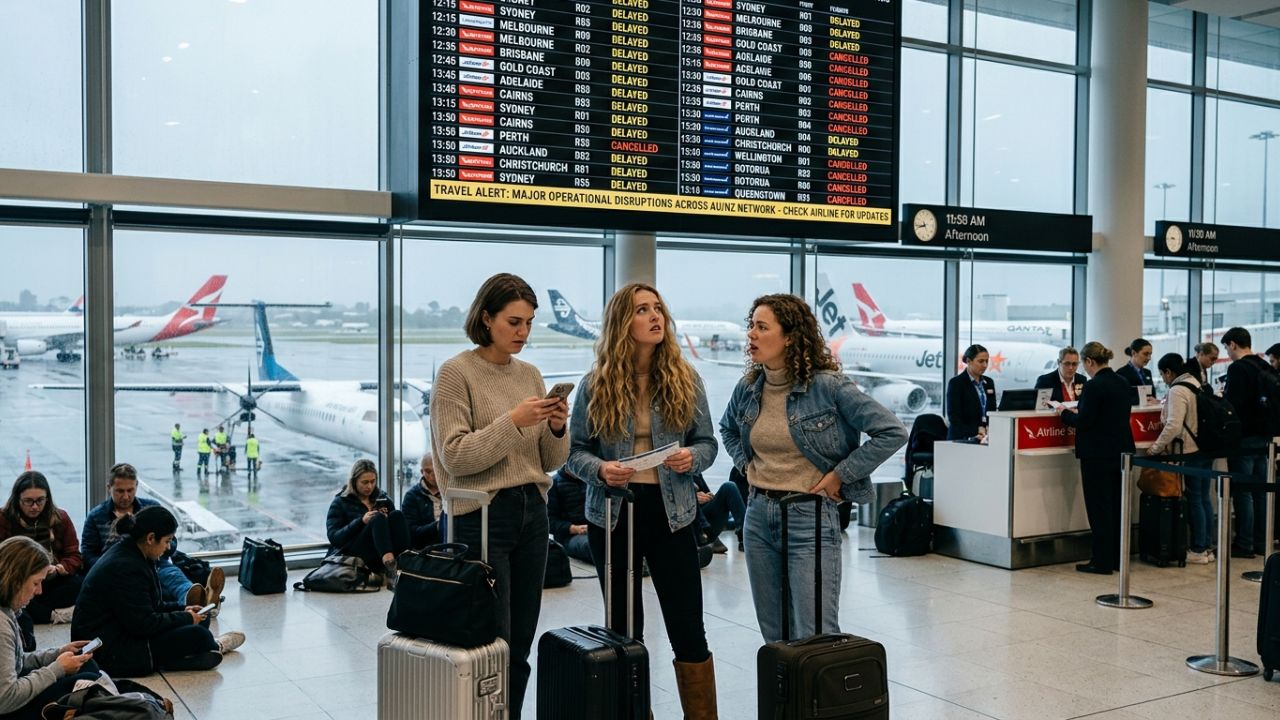 Massive Travel Chaos Paralyzes Australia and New Zealand as 716 Flight Cancellations and Delays Strand Qantas and Jetstar Passengers in Sydney and Auckland: Airline News