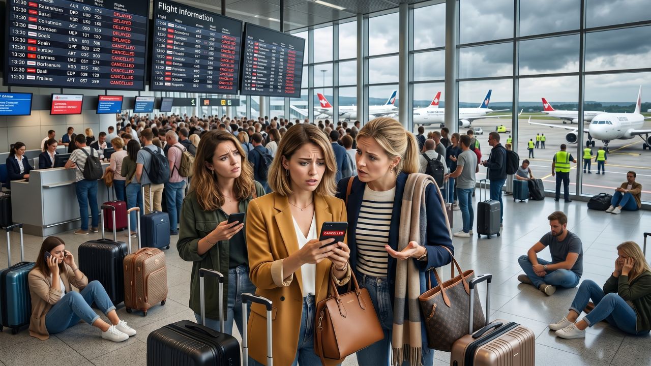 Tri-Border Travel Chaos: Basel-Mulhouse EuroAirport Buckles Under 70 Flight Disruptions, Triggering Rolling Cancellations Across Major European Routes: Airline News