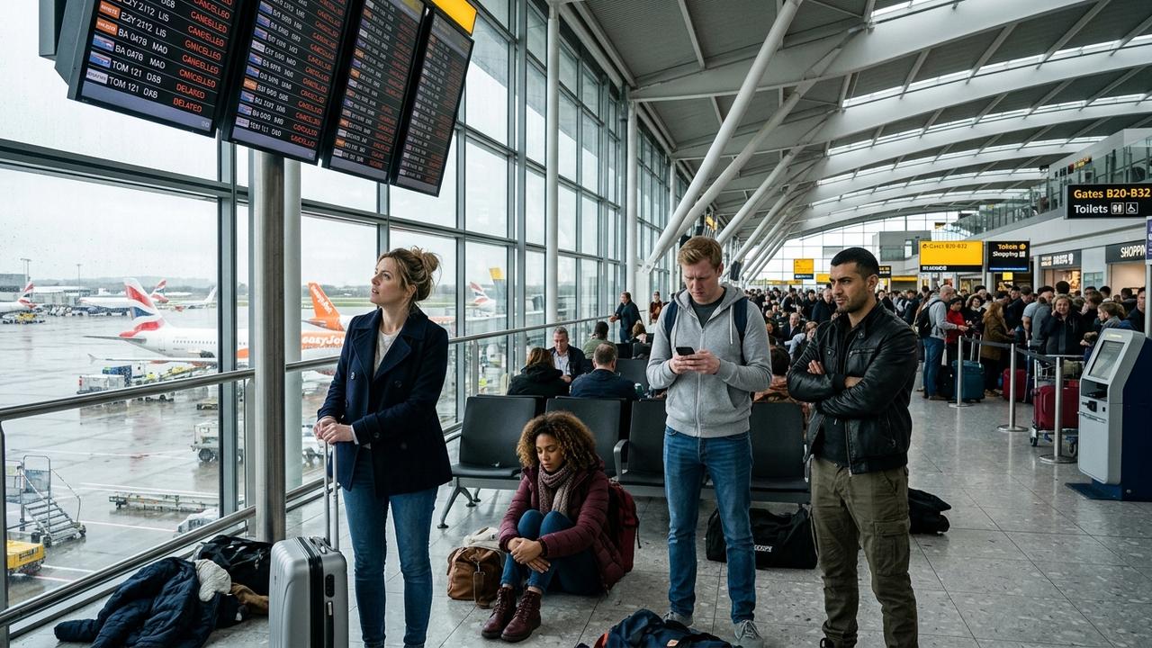 Flights Cancelled Across the UK as easyJet, British Airways, Virgin Atlantic, Aer Lingus, Air Canada, Vueling Airlines, and Others Suspend 21 Flights and Face 432 Delays, Affecting Major Routes in London and Manchester