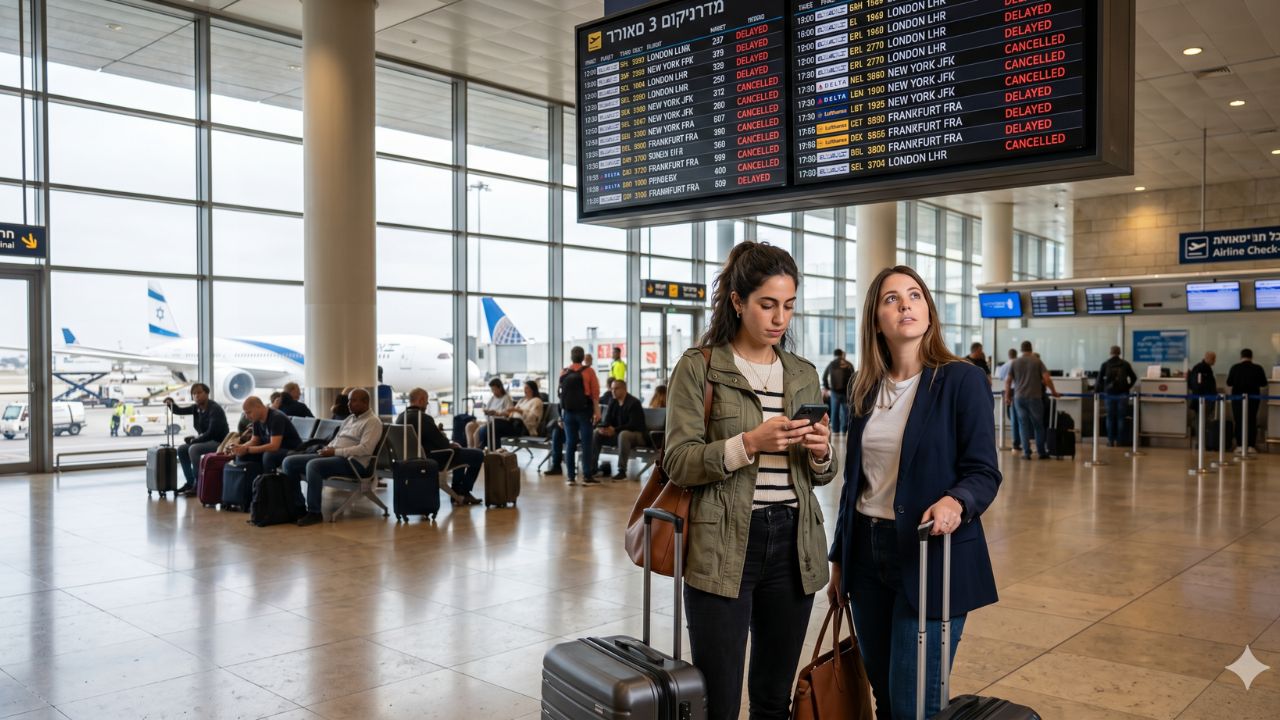 Middle East Aviation Gridlock: EL AL and United Airlines Suffer Severe Operational Strain as Tel Aviv's Ben Gurion Airport Logs 127 Delays and 5 Flight Cancellations Triggering Travel Chaos