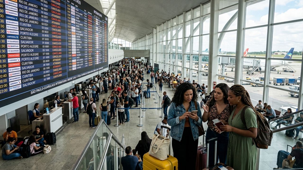 Aviation Updates: Travel Chaos Engulfs Brazil as 148 Delays and 37 Cancellations Paralyze LATAM, GOL, and Azul