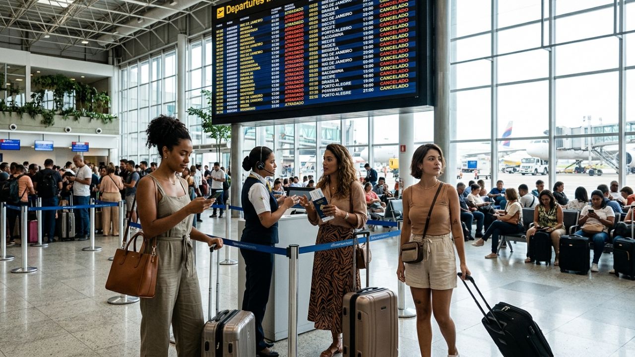 Aviation Updates: Massive Travel Chaos Strikes Brazil as 256 Disruptions Paralyze LATAM, Azul, and GOL in São Paulo and Rio