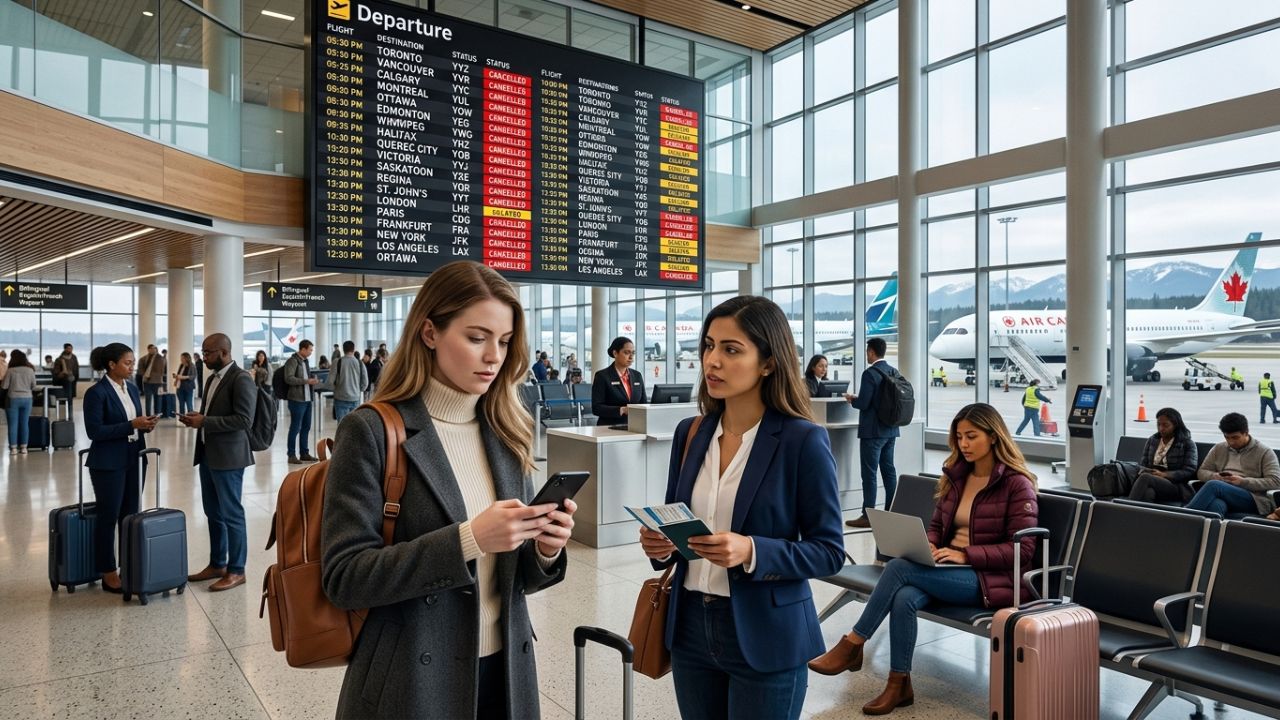 Massive Travel Chaos Grips Canada: Air Canada and Jazz Grounded Amid 56 Flight Cancellations and Severe Airport Disruptions