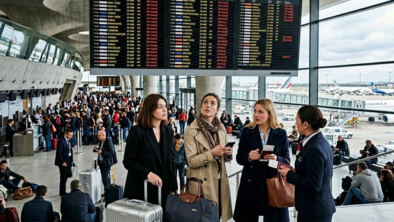Aviation Updates: Charles de Gaulle Airport Paris Plunged into Massive Travel Chaos as Air France, Air Baltic, KLM and HOP! Suspend 7 Flights and Record 164 Delays Disrupting Major Routes Across Switzerland, United States, Portugal, Norway, Spain, Africa, Asia and the Americas