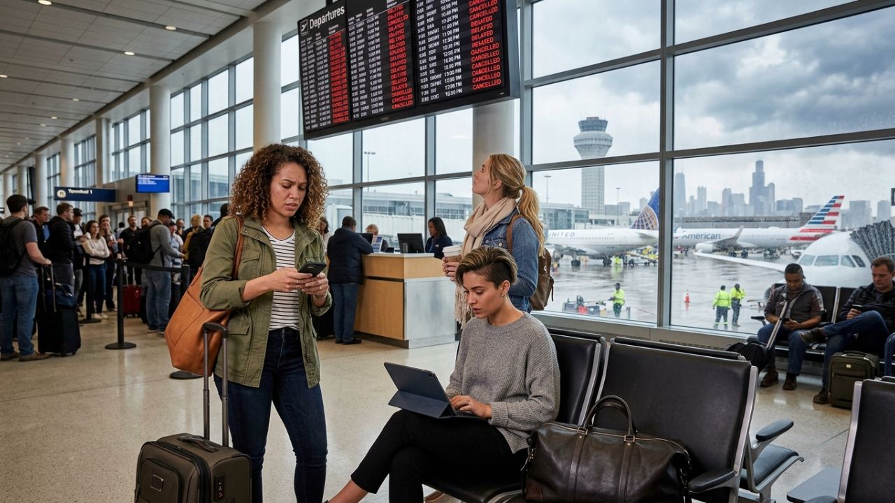 Breaking Airline News: Severe Thunderstorms Trigger FAA Ground Delay at Chicago O'Hare, Plunging United and American Airlines into Massive Travel Chaos