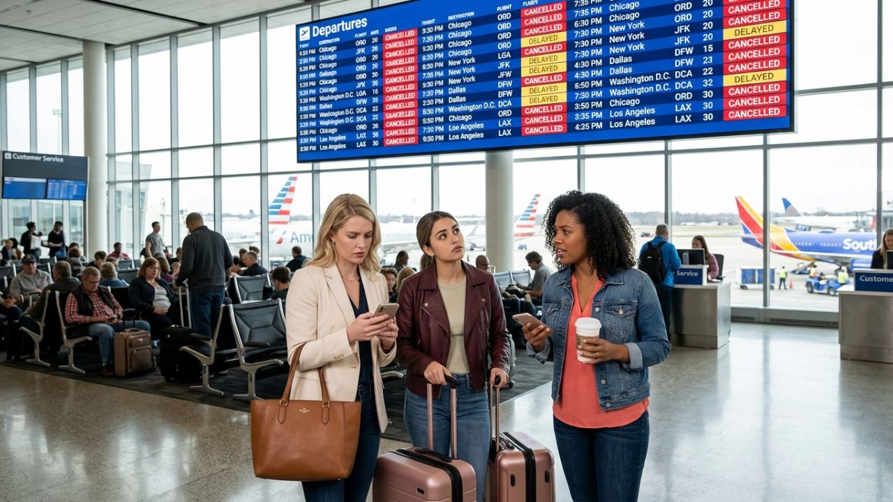 Severe Travel Chaos Hits Cleveland Hopkins: American, Southwest, and Regional Carriers Suffer 44 Delays and Flight Cancellations