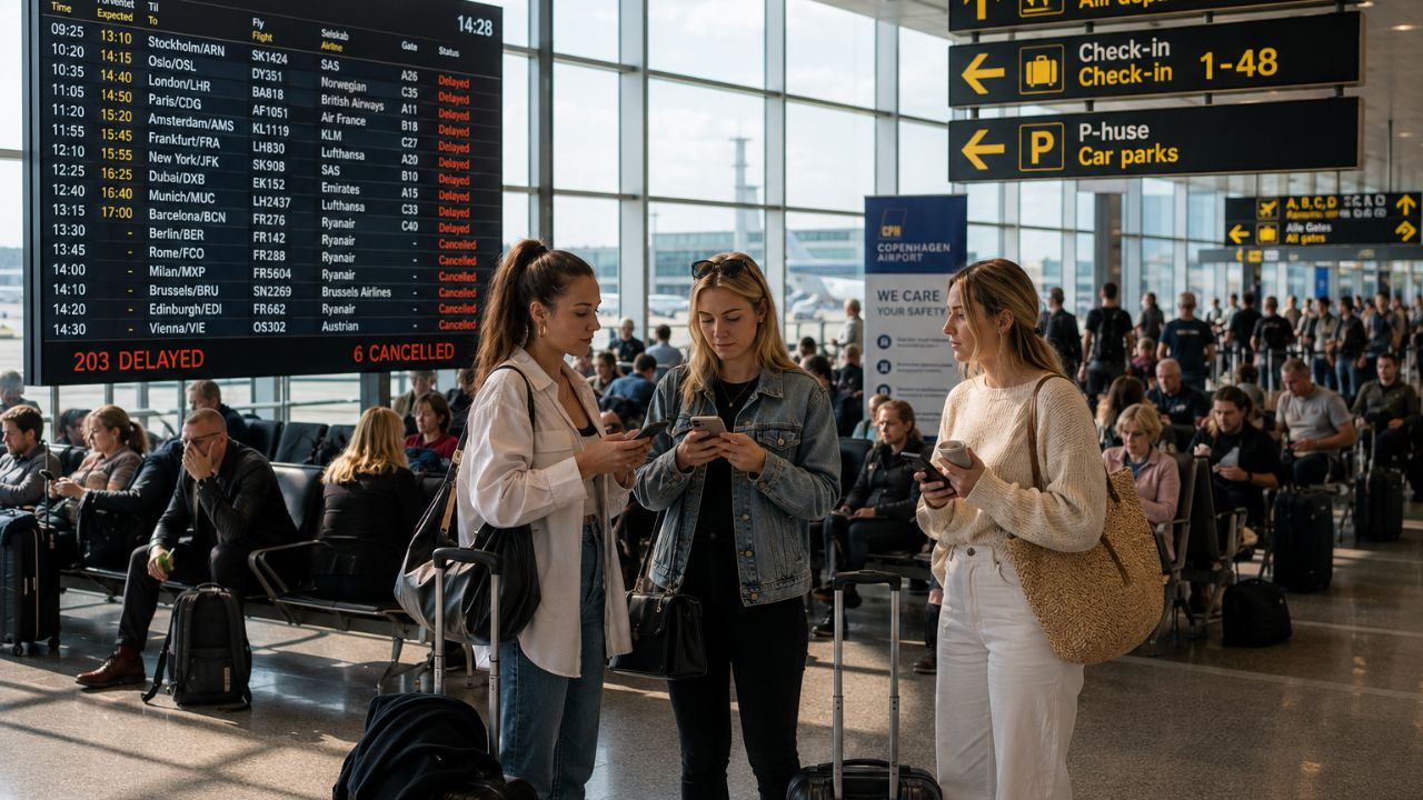 Aviation Updates: Massive Travel Chaos Paralyzes Copenhagen Airport as SAS, Lufthansa, and KLM Suffer 209 Flight Cancellations and Delays