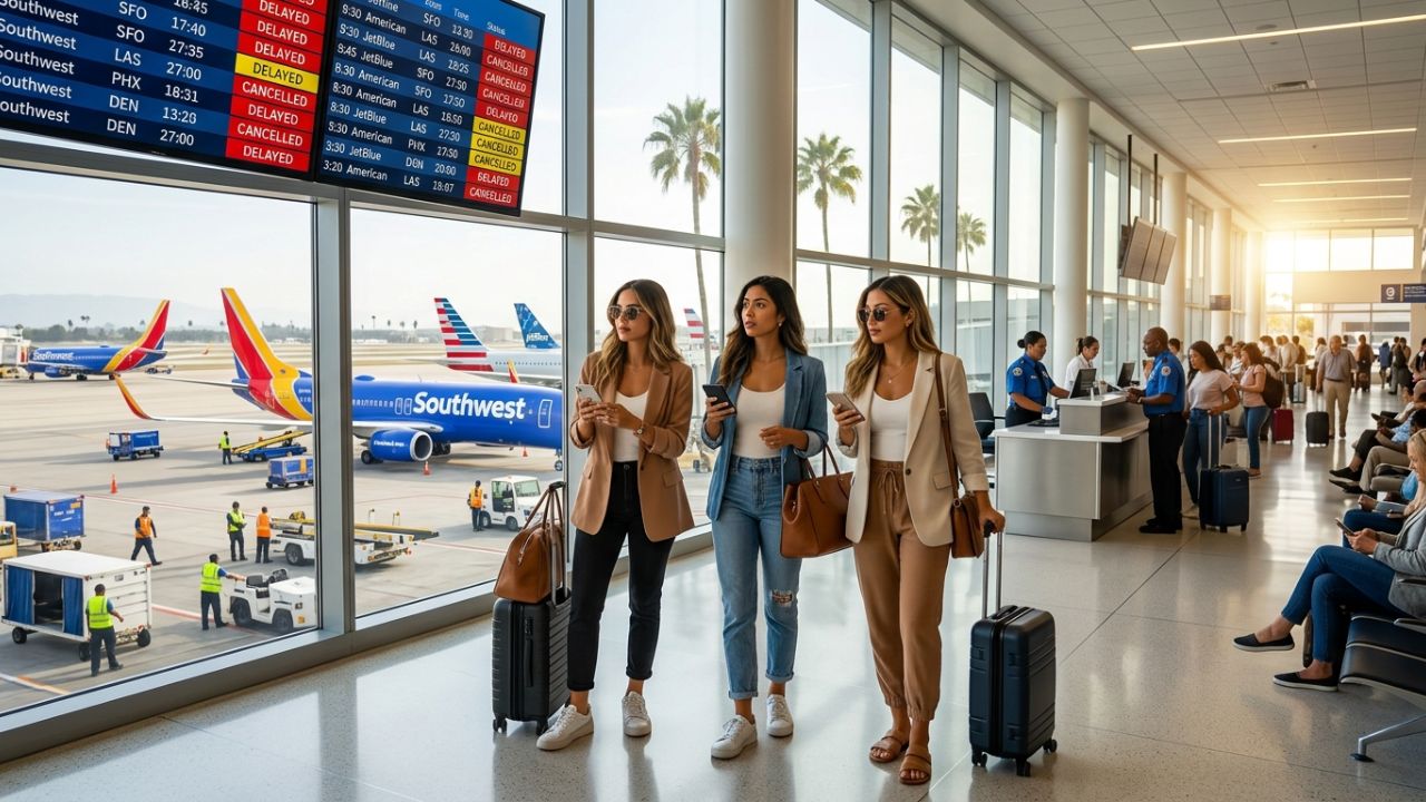 Long Beach Travel Chaos: Delta Air Lines and Southwest Airlines Trigger Flight Cancellations and Severe Disruptions at Daugherty Field: Airline News