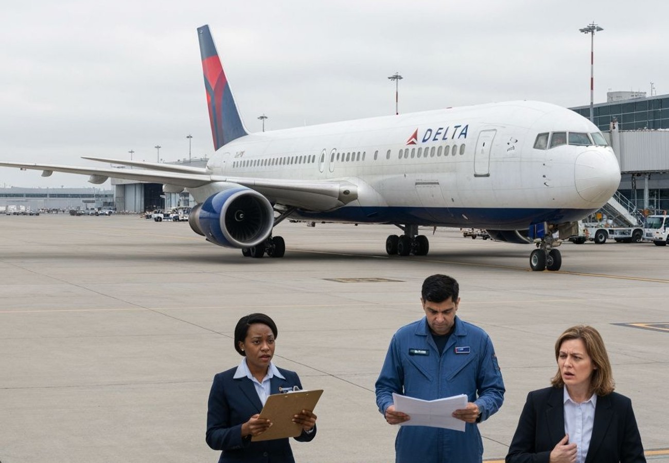 Delta Air Lines Boeing 767-300ER aircraft in flight