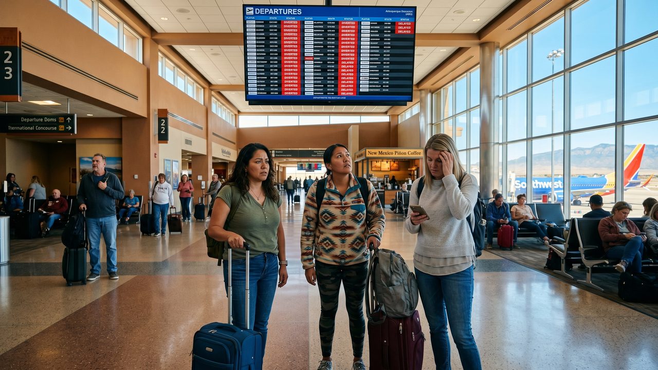 Delta Flight DL2012 Diverts to Albuquerque During Atlanta-Santa Ana Journey