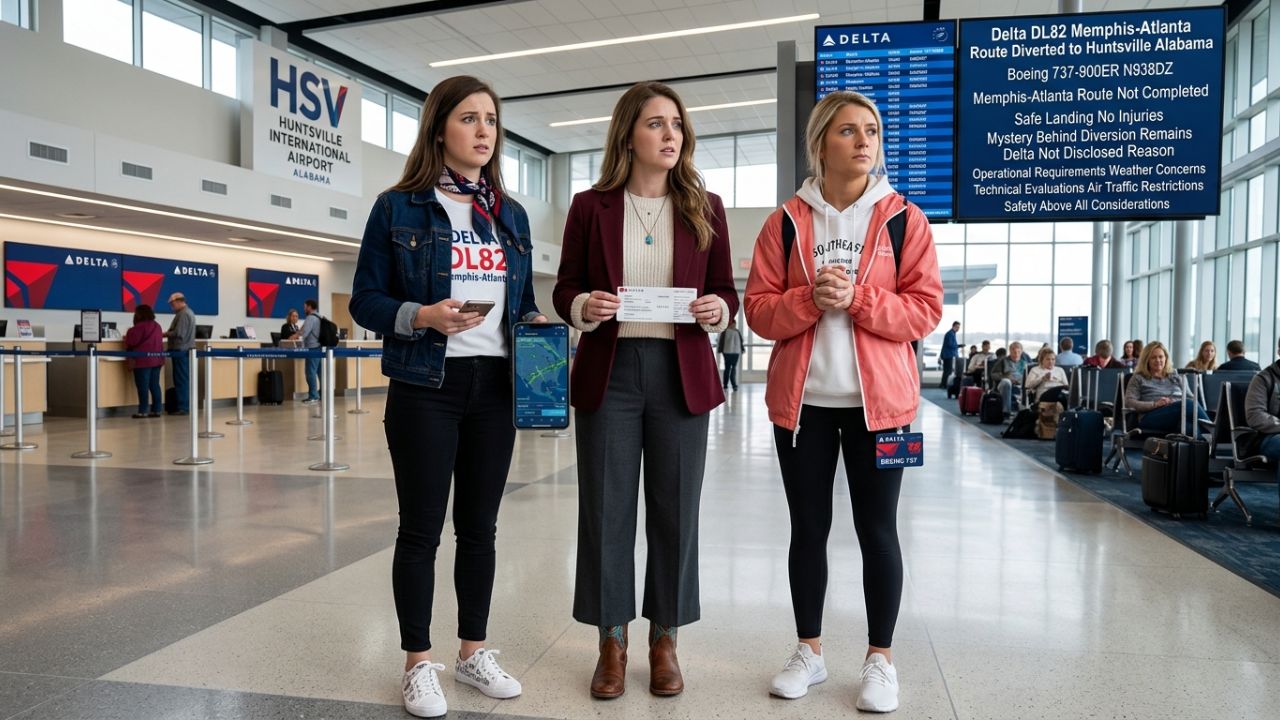 Unexplained Mid-Air Diversion Triggers Travel Chaos as Delta Airlines Flight DL82 Abandons Atlanta Approach for Huntsville