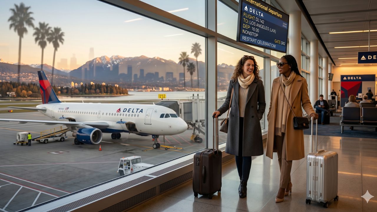 Bypassing North American Travel Chaos: Delta Airlines Unleashes Massive Direct Flights from Los Angeles to Vancouver to Rescue Cross-Border Connections