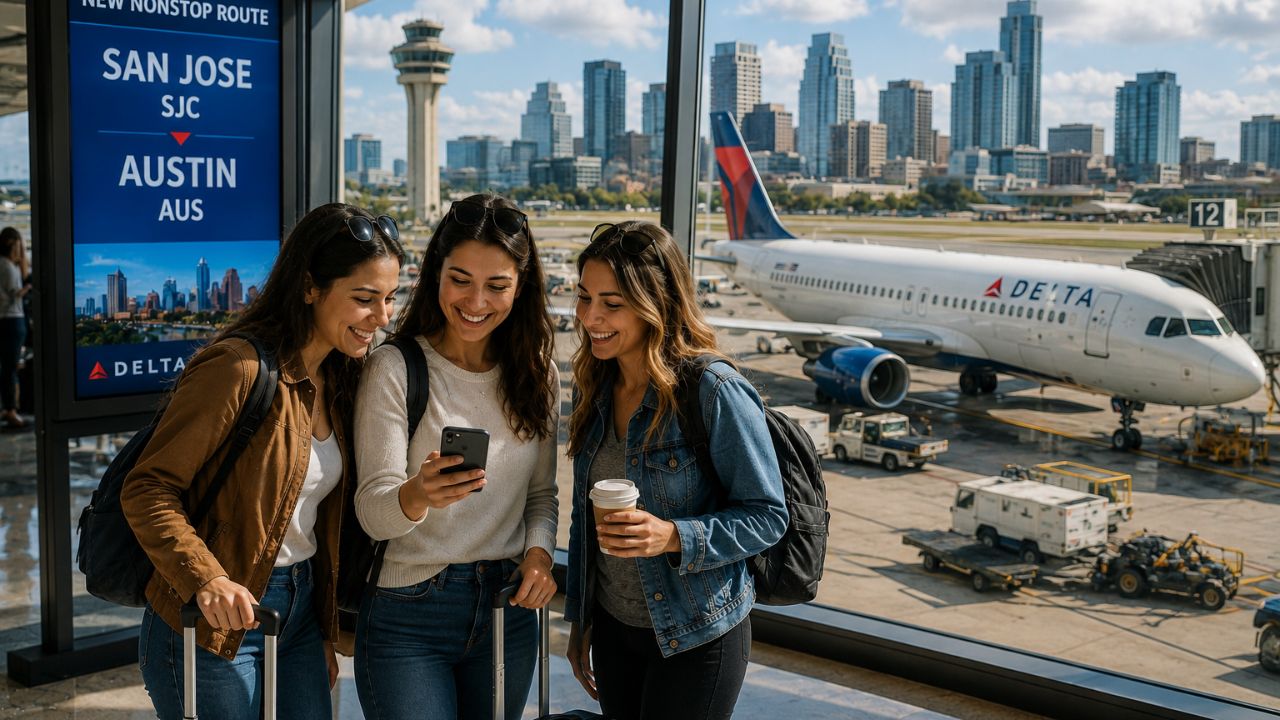 Delta San Jose Austin nonstop route bypasses travel chaos aviation updates